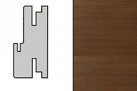 Коробка Телескопическая с уплотнителем для дверей Profil Doors серия Z Кроскут малага черри, с врезкой под петли скрытые AGB (в комплекте)